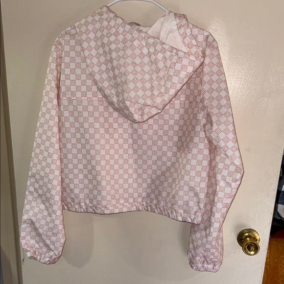 Vans Pink and White Checkered Jacket - Picture 3 of 4